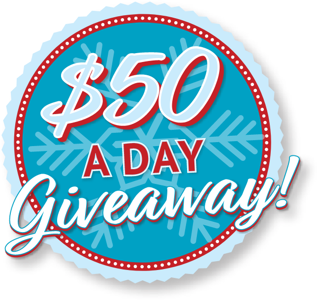 $50 a Day Giveaway
